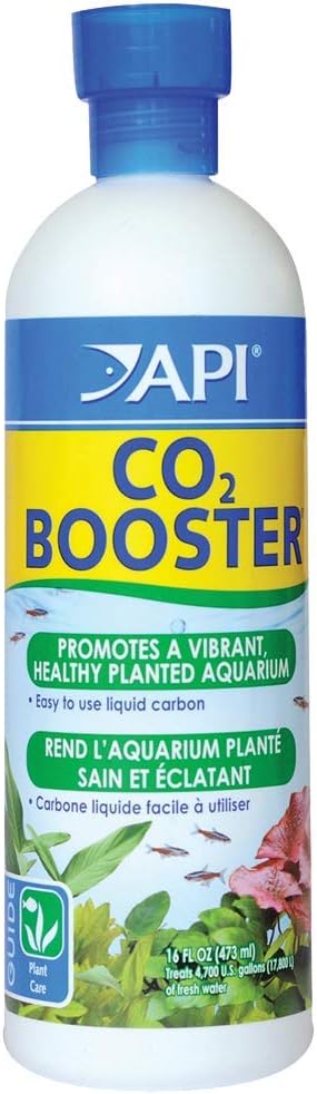 API CO2 Booster for Freshwater Aquariums – 16 oz Brown Bottle Plant Therapy