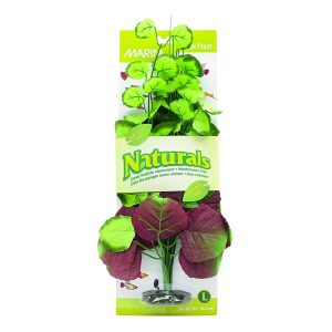 Marina Naturals Massive Pennywort Silk Plant Ornament for Aquariums, Mannequin PP103