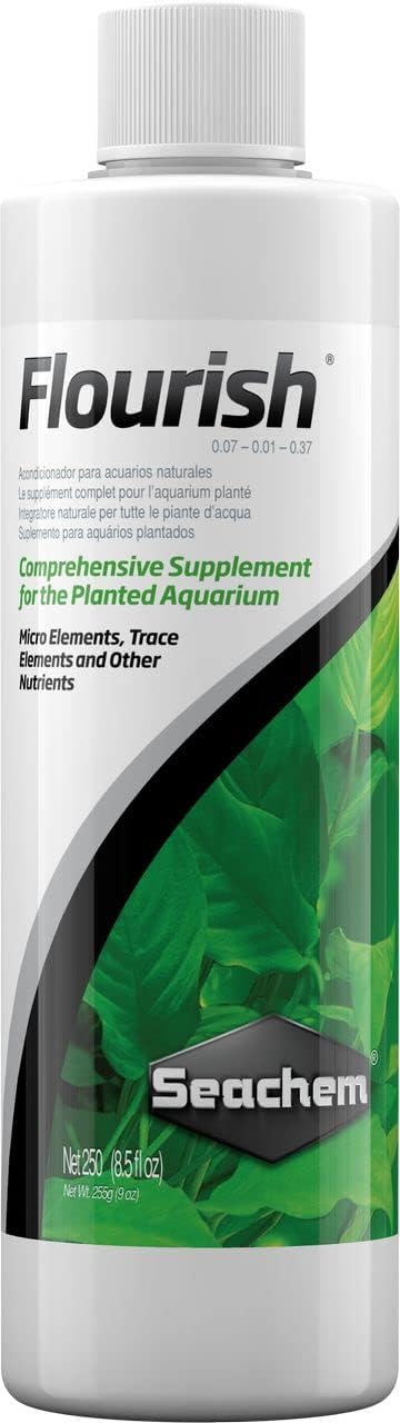 Seachem Flourish Freshwater Plant Nutrient and Ingredient Mix – 250 ml Aquarium Complement